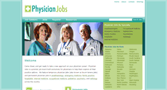 Desktop Screenshot of physician-jobs.net